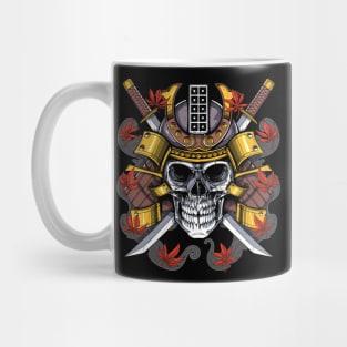 Samurai Warrior Skull Mug